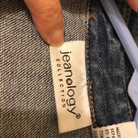 Vintage Jeanology Maxi Denim Dress Size  Small Gently used Buttons up Size 6P - Picture 10 of 12